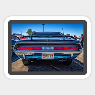1970 Dodge Challenger RT Hardtop Coupe Sticker